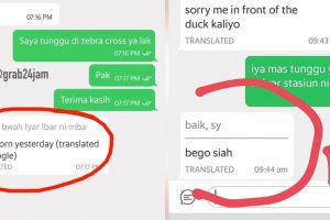 10 Chat terjemahan driver ojek online dan pelanggan ini absurd