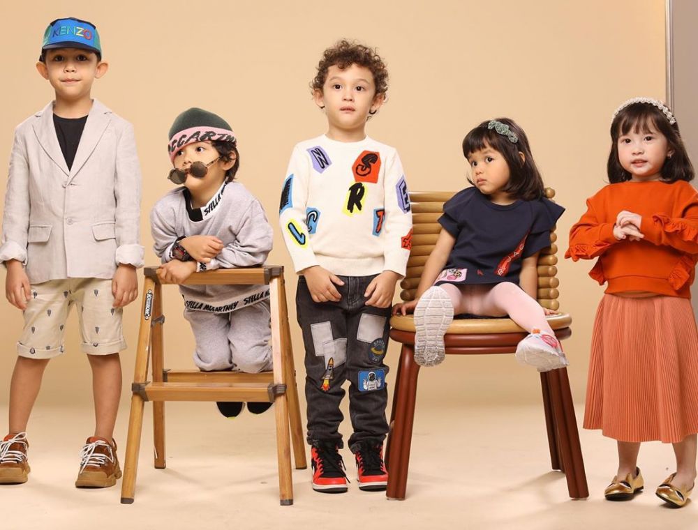 Masih balita, 5 anak seleb Tanah Air ini sudah jadi model majalah