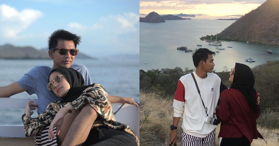 8 Momen bulan madu Angga Putra 'Anak Langit' di Labuan Bajo