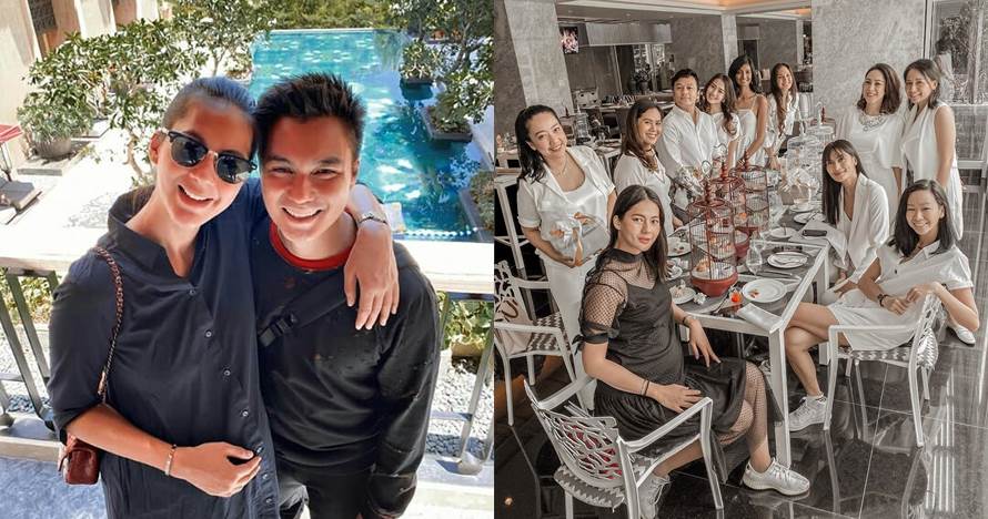 9 Momen baby shower Paula Verhoeven, meriah bernuansa monokrom