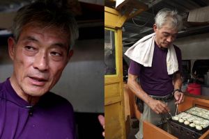 Hada Hiroshi, penjual takoyaki di Solo dengan harga Rp 5 ribu