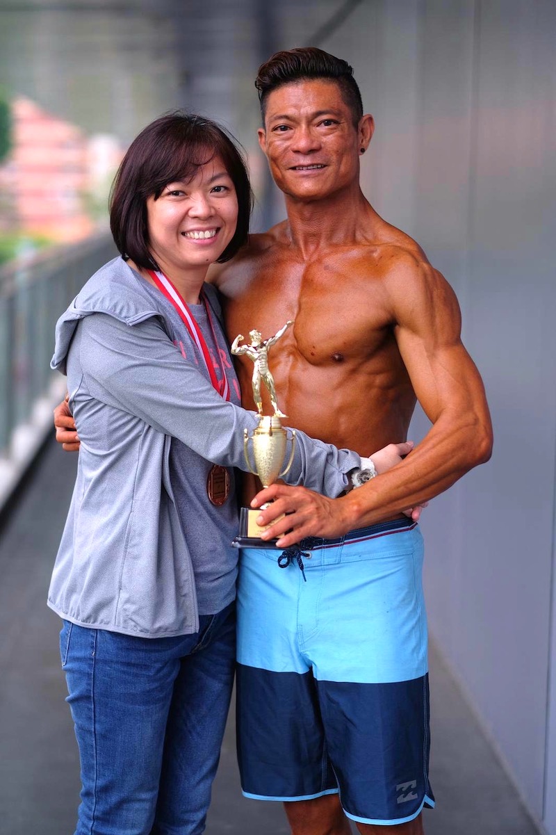 Pernah menderita stroke, pria ini jadi juara kontes binaraga