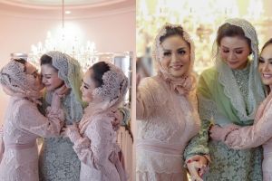 9 Momen Krisdayanti & Yuni Shara lepas sang adik menikah, haru