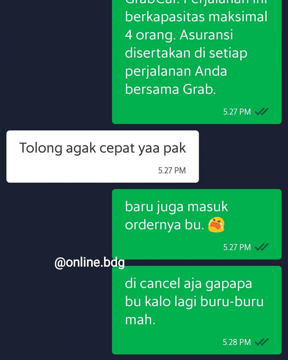 10 Alasan absurd driver ojek online batalin orderan pelanggan