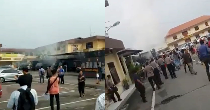 Detik-detik mencekam bom bunuh diri Mapolrestabes Medan