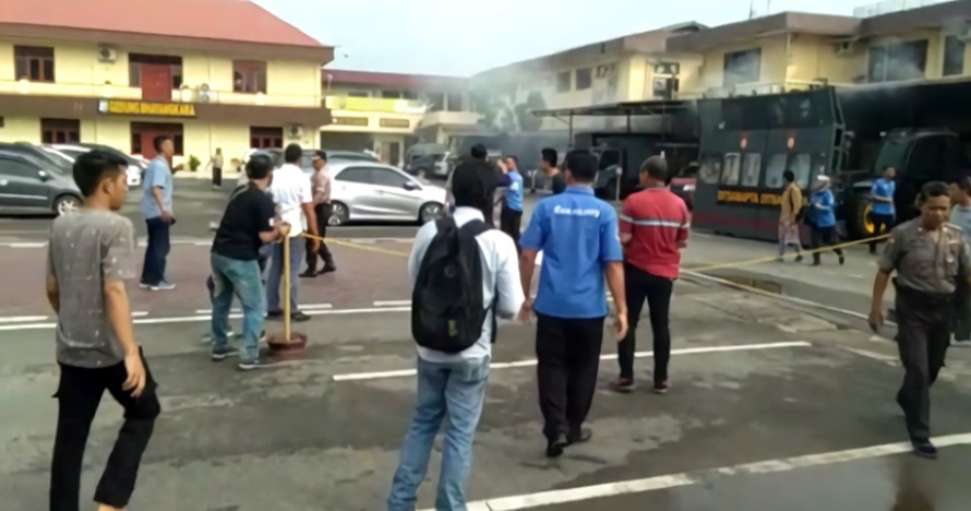 Pembawa bom Mapolresta Medan sempat dikejar sebelum ledakkan diri