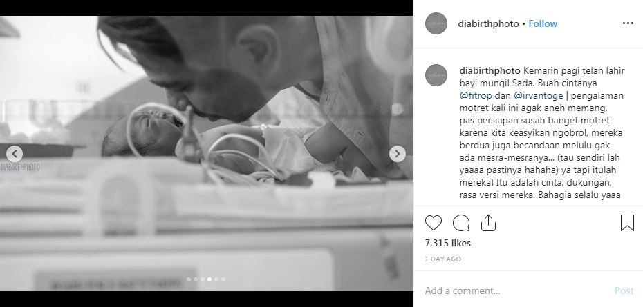 Cerita Ayudia Bing Slamet potret persalinan Fitri Tropica