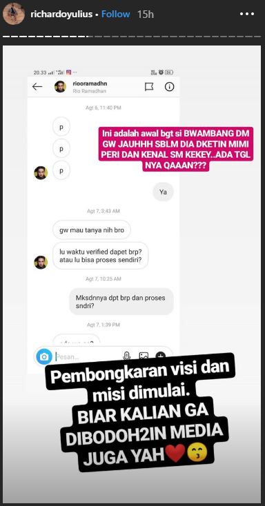 Selebgram ini bongkar alasan Rio Ramadhan pacari Kekeyi