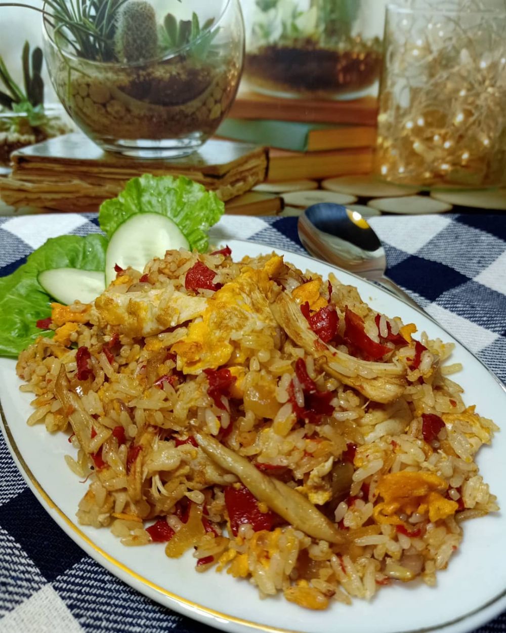  9 Resep nasi goreng pedas, enak Instagram/@arlindanreza  @dapurfoody