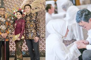 6 Momen kedekatan Syahrini bareng mertua, menantu idaman