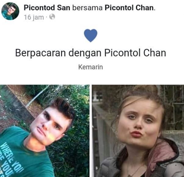 8 Gabungan dua gambar di Facebook ini bikin tepuk jidat