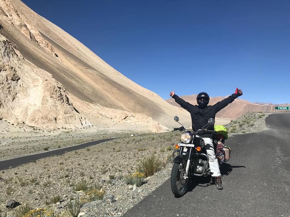 Joseph Mentari, jelajahi daerah tertinggi bumi dengan motor