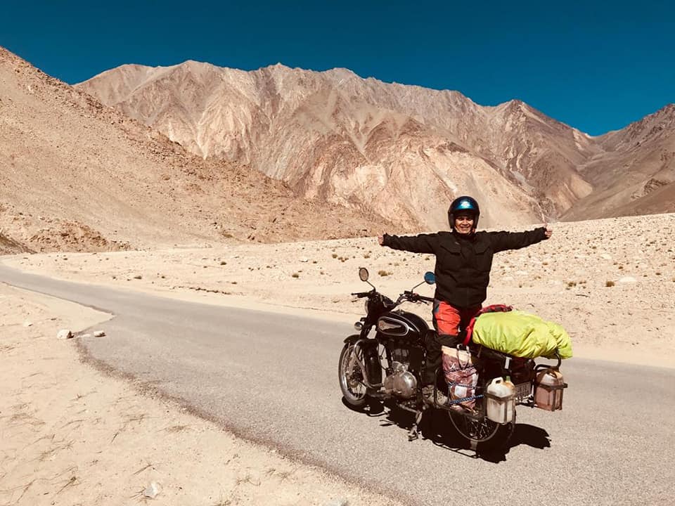 Joseph Mentari, jelajahi daerah tertinggi bumi dengan motor