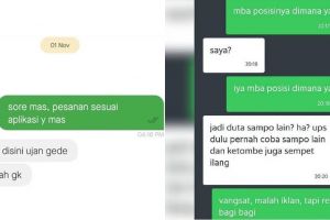 10 Chat lucu driver ojek online dan pelanggan ini nggak nyambung