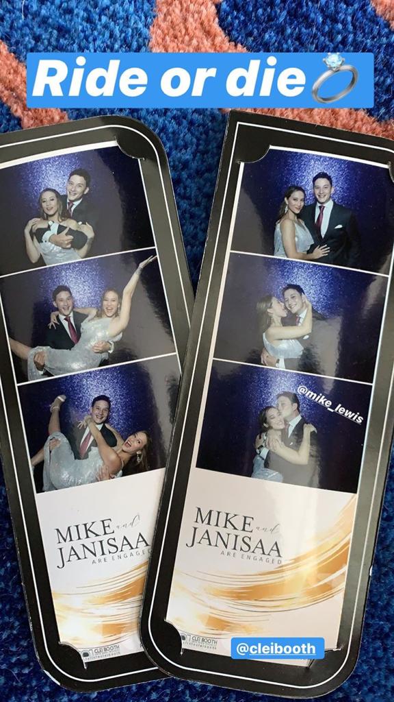 7 Momen pertunangan Mike Lewis & Janisaa, dansa dan ciuman mesra