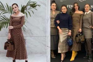 5 Momen Nindy Ayunda bajunya kembaran sama seleb lain