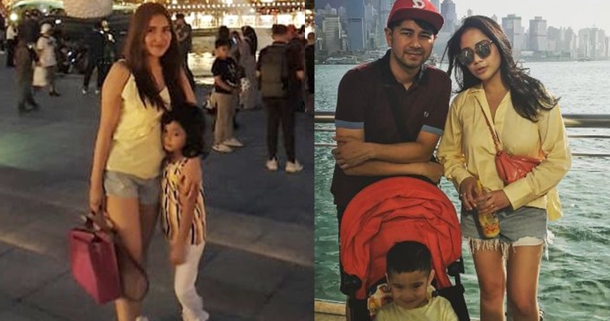 9 Beda gaya Nagita Slavina pakai baju kembar sama seleb lain