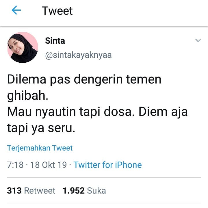 10 Status receh di media sosial ini bikin mikir 'ya juga ya'