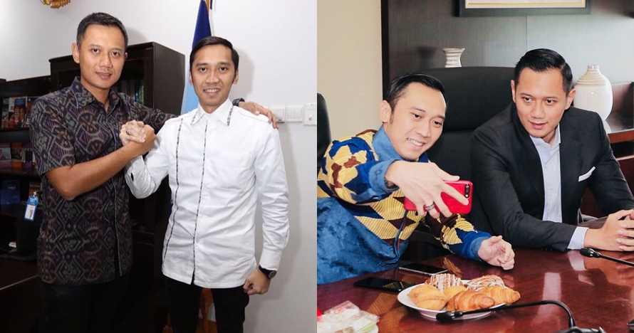 Foto lawas Ibas di unggahan Agus Yudhoyono ini manglingi