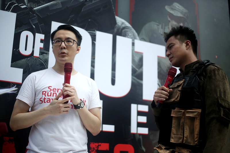Puluhan zombie bikin heboh CFD, untung ada Baim “Ghost” Wong