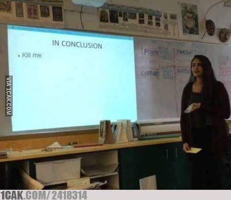 10 Potret presentasi di sekolah ini absurdnya bikin geleng kepala