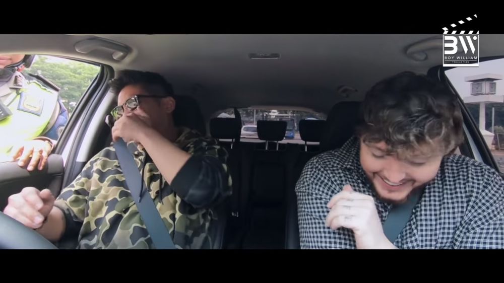 Momen kikuk Boy William ditilang saat syuting dengan James Arthur