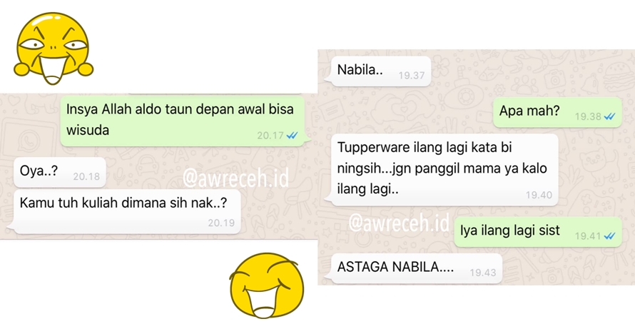 10 Chat lucu ibu dan anak ini bikin nyengir tepuk jidat