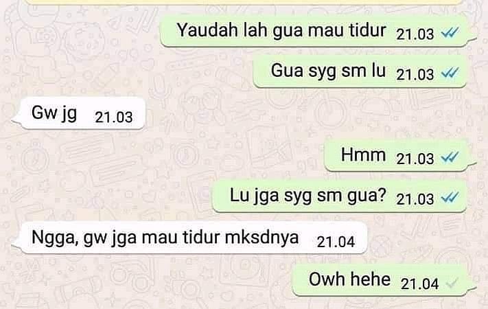 10 Chat lucu tanda cinta ditolak ini bikin senyum getir