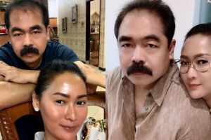 Biasa jutek, ini potret suami Inul Daratista tertawa lebar