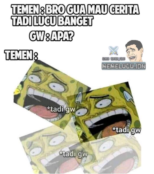 111 Kata-kata lucu bergambar terbaru, gokil dan bikin ngakak