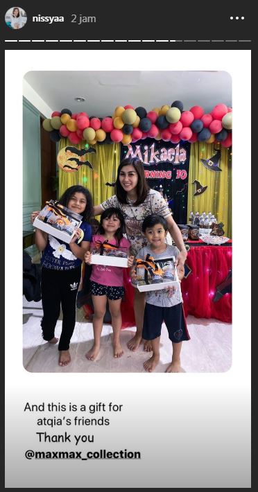 8 Momen ulang tahun anak Nisya Ahmad, bertema Harry Potter