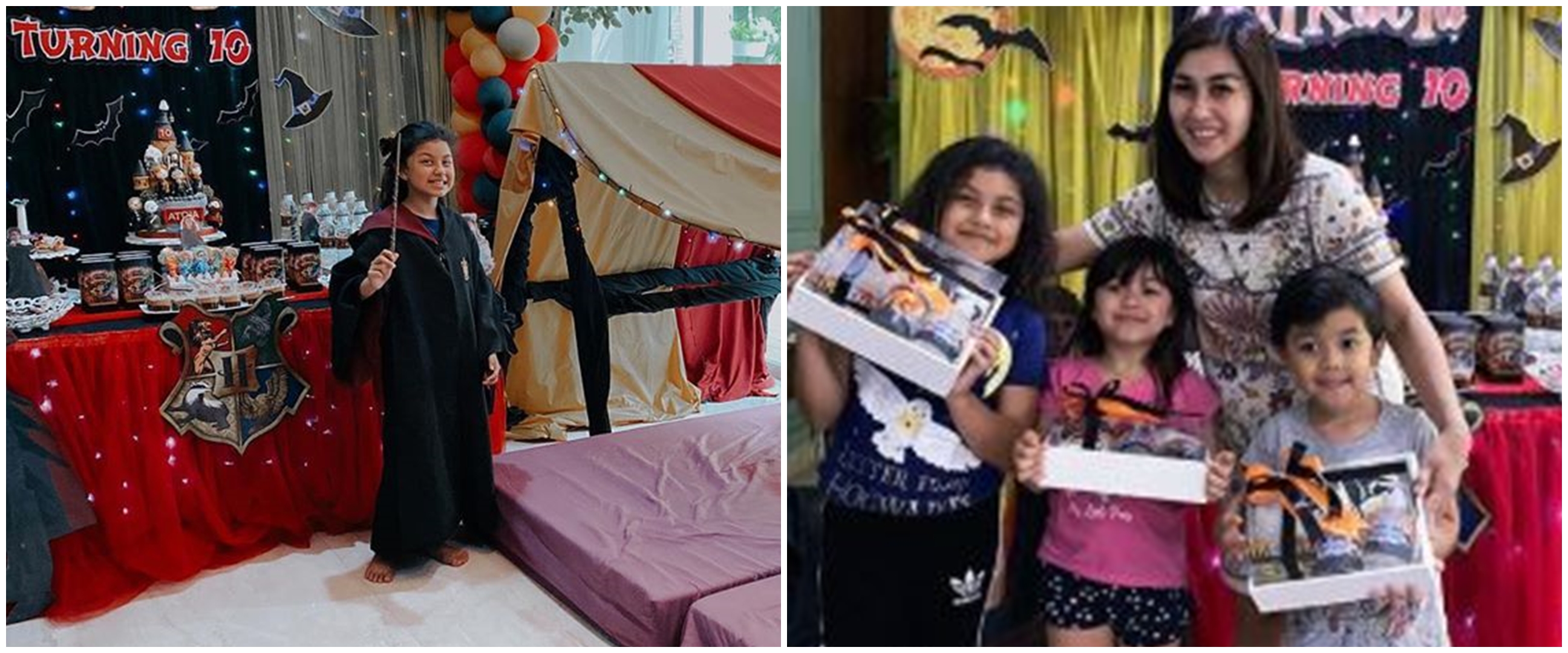 8 Momen ulang tahun anak Nisya Ahmad, bertema Harry Potter