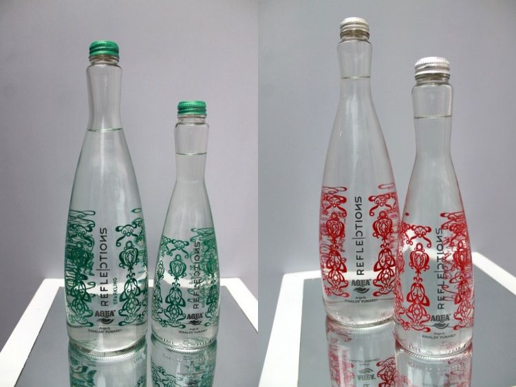 Air & tiara, inspirasi desain Rinaldy di kemasan baru Aqua Reflections