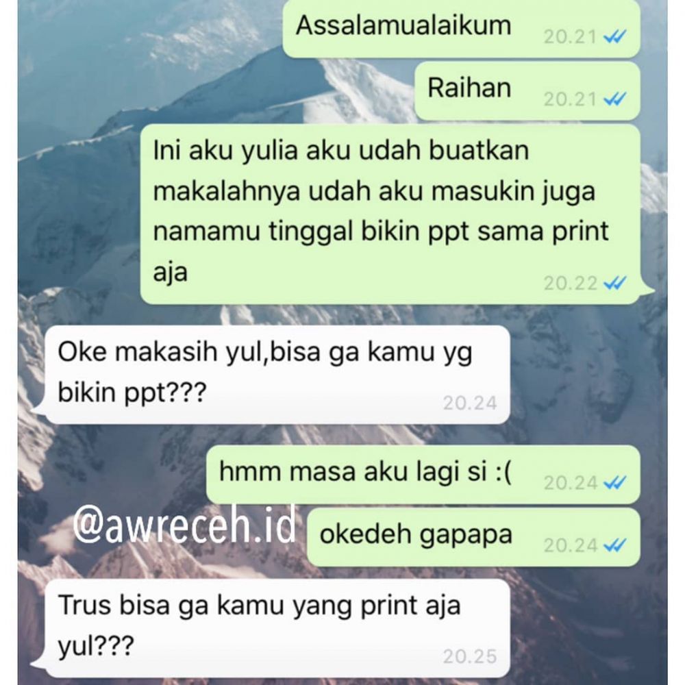 10 Chat lucu ke teman sekelas ini bikin geleng kepala