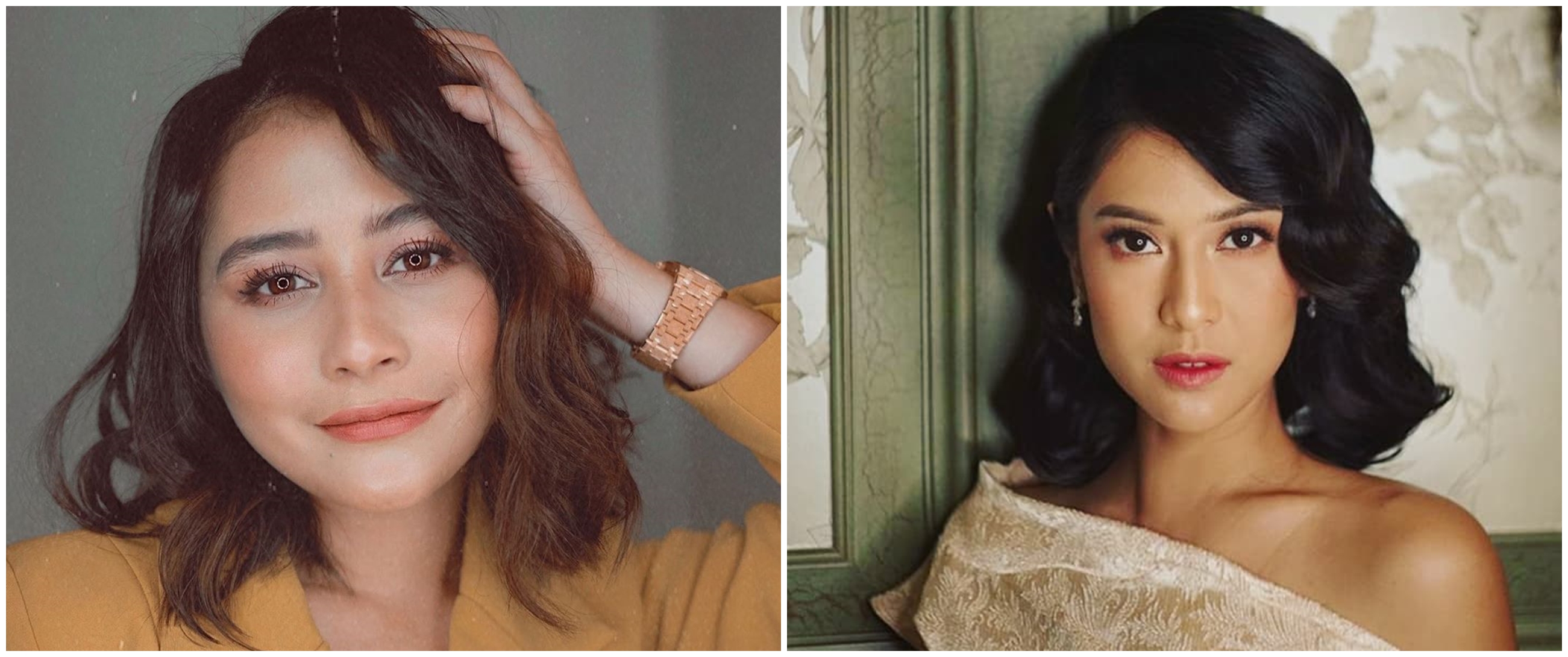 Pesona 7 seleb cantik dengan gaya rambut pendek bergelombang