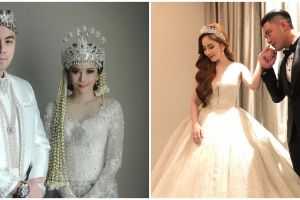 10 Momen akad hingga resepsi Guntur Triyoga dan Apristiyah