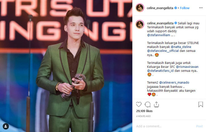 5 Potret mesra Celine dampingi Stefan William, jadi MUA dadakan