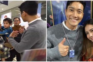 Rafathar tolak digendong Siwon, reaksi Nagita bikin ngakak