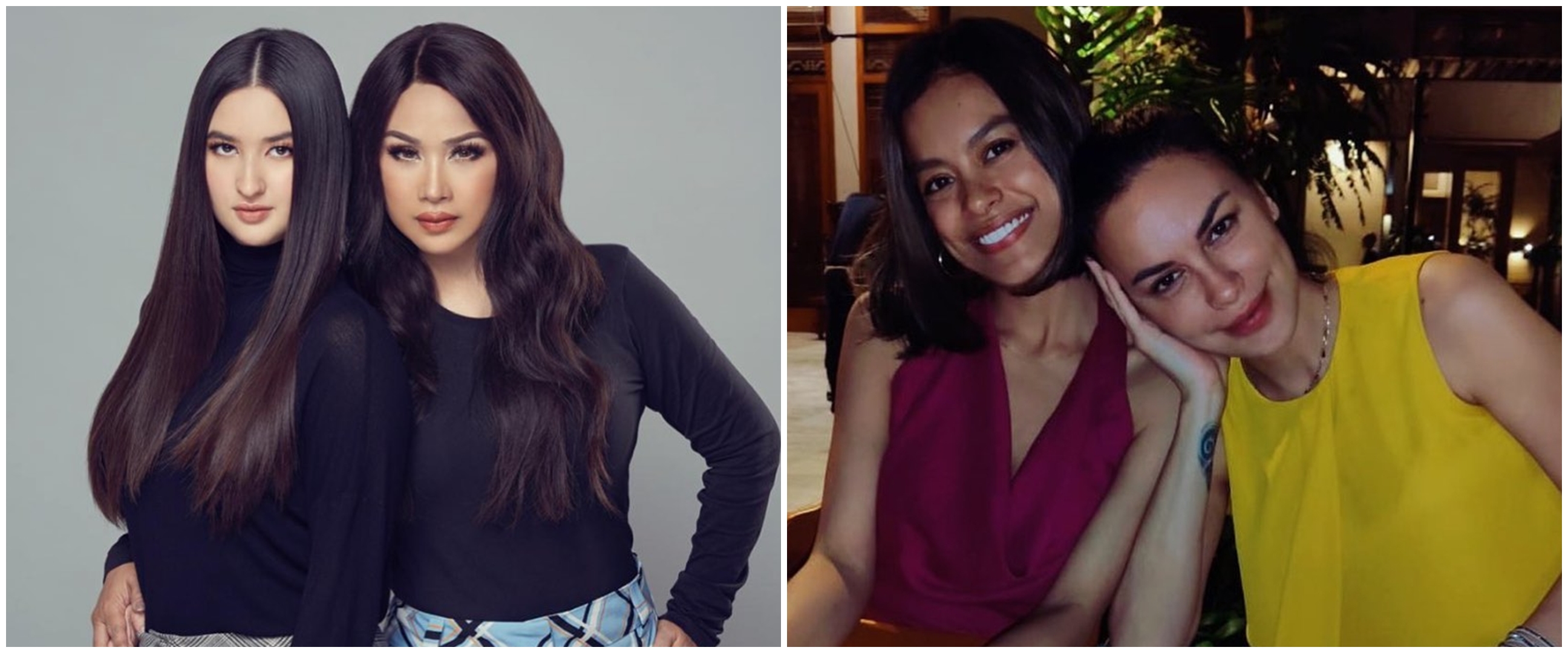 Potret kebersamaan 9 seleb 90-an bareng putrinya, bak kakak-adik