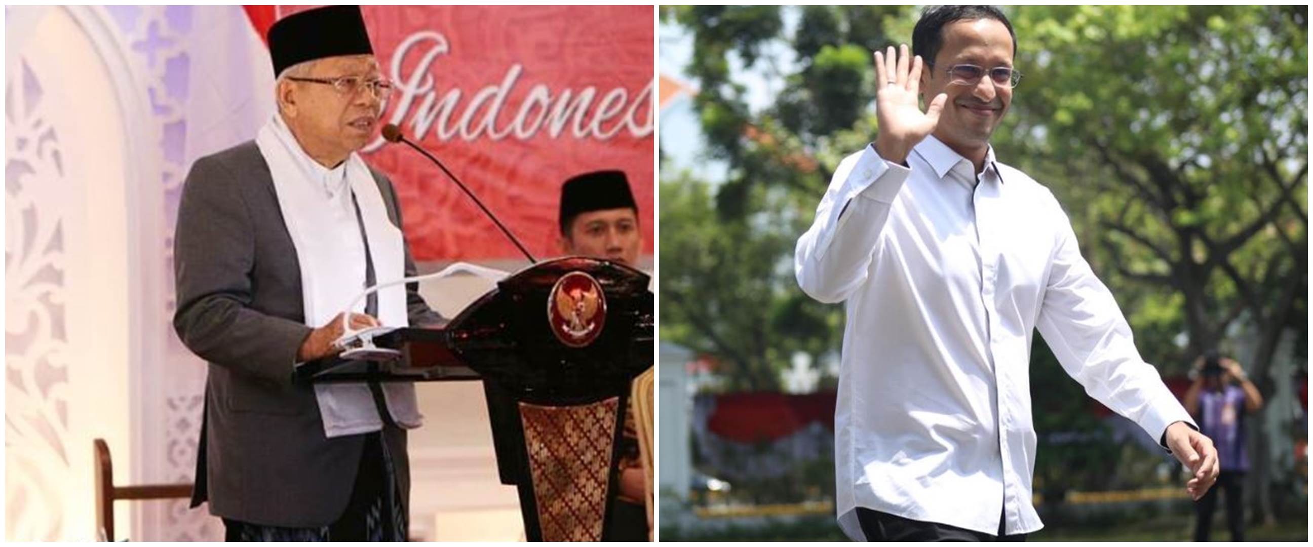 Ma'ruf Amin minta Nadiem Makarim kaji rencana penghapusan UN