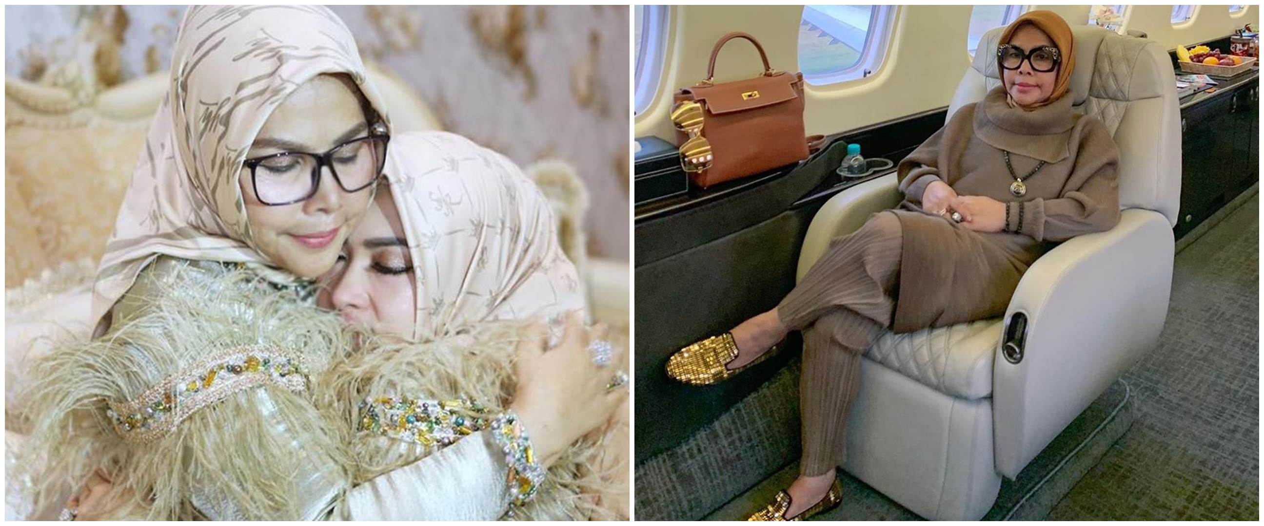 Tak kalah cetar, ini 6 gaya glamor Wati Nurhayati ibunda Syahrini