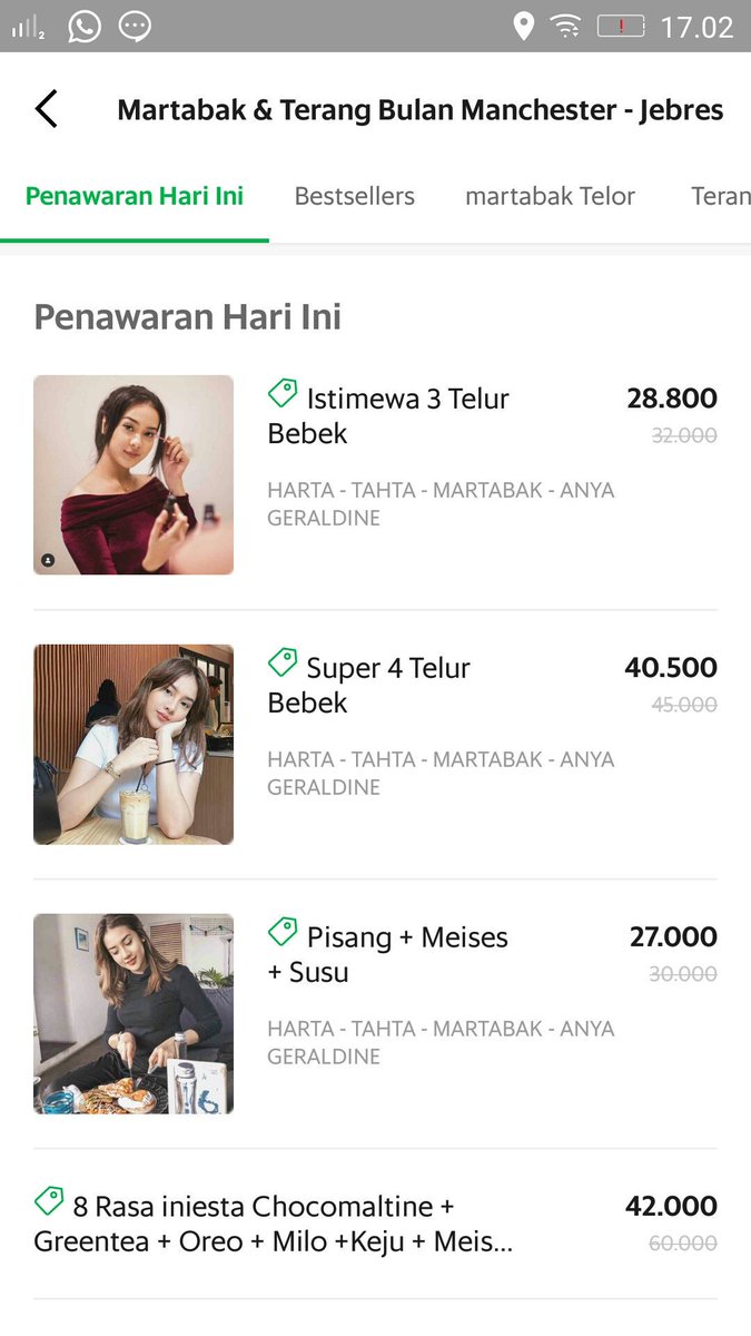 7 Foto menu makanan di aplikasi ojek online ini nyeleneh