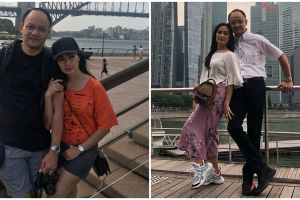 10 Momen liburan Iis Dahlia dan suami, mesra bak pasangan muda