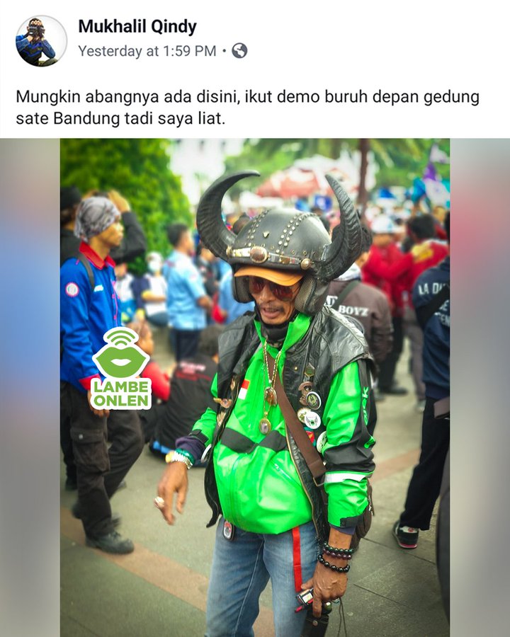 7 Gaya driver ojek online berasa tokoh super, kocak banget
