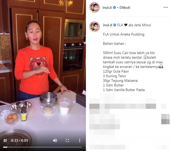 5 Resep kue kekinian ala Inul Daratista, bukti jago masak