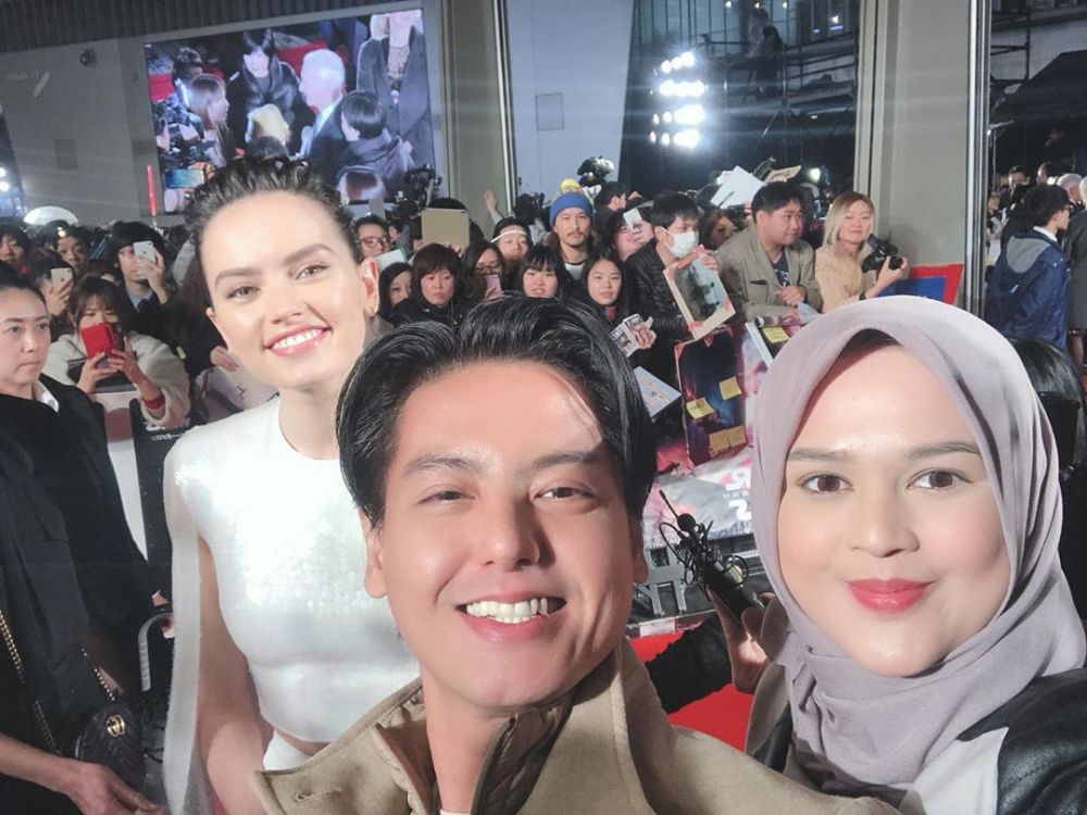 7 Momen Cut Meyriska dan Roger bertemu bintang Star Wars