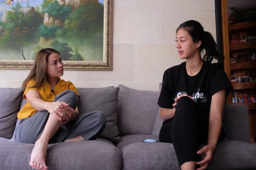 Momen Paula ketemu 4 mantan Baim Wong, ekspresinya bikin salut