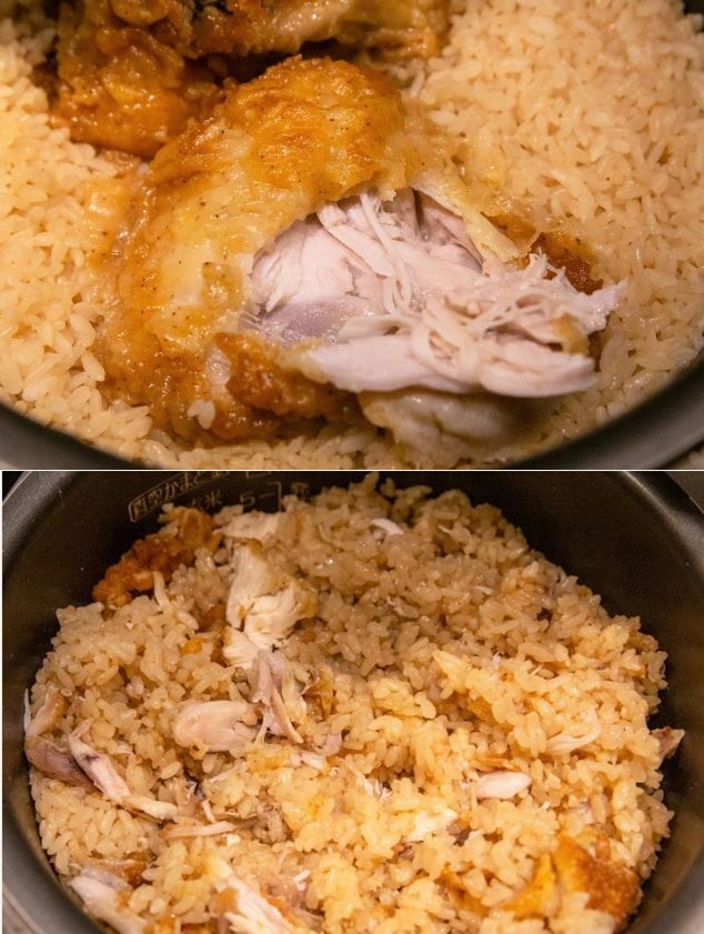 Viral resep nasi dimasak bareng ayam KFC, hasilnya bikin ngiler