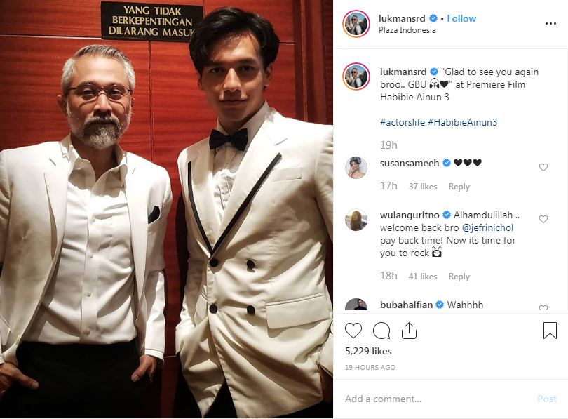 Jefri Nichol hadiri premiere Habibie Ainun, ini sambutan 4 seleb