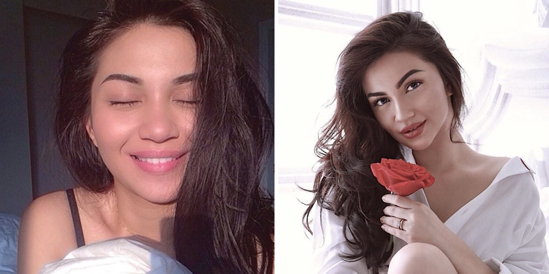 Penampilan 10 aktris sinetron pakai vs tanpa makeup, manglingi